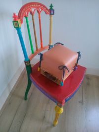 Kinderstoel met opzit-blok